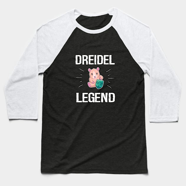 Dreidel Legend Baseball T-Shirt by Proud Collection